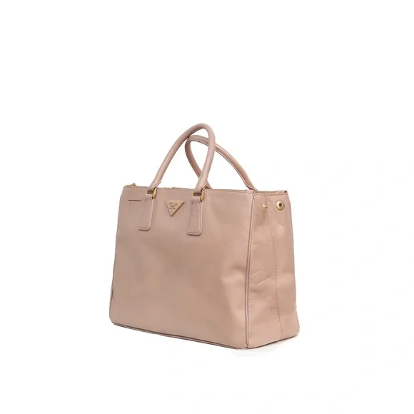 PRADA Large Galleria Saffiano  Hand Tote Bag Leather Pink - Picture 3 of 11